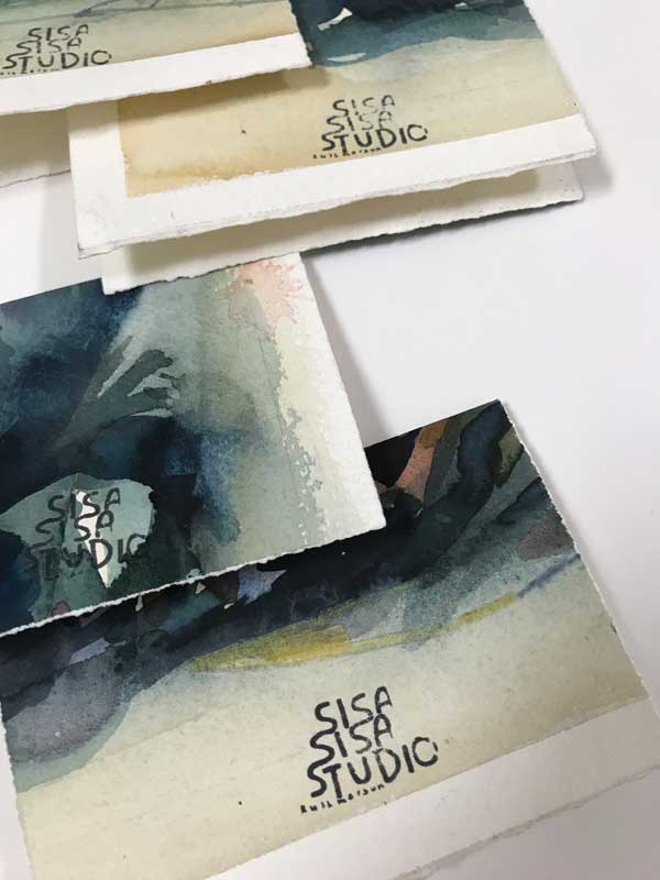 Details of Sisasisa Studio greetings cards in post-production. Image courtesy of the artist - New Methods for a New Normal