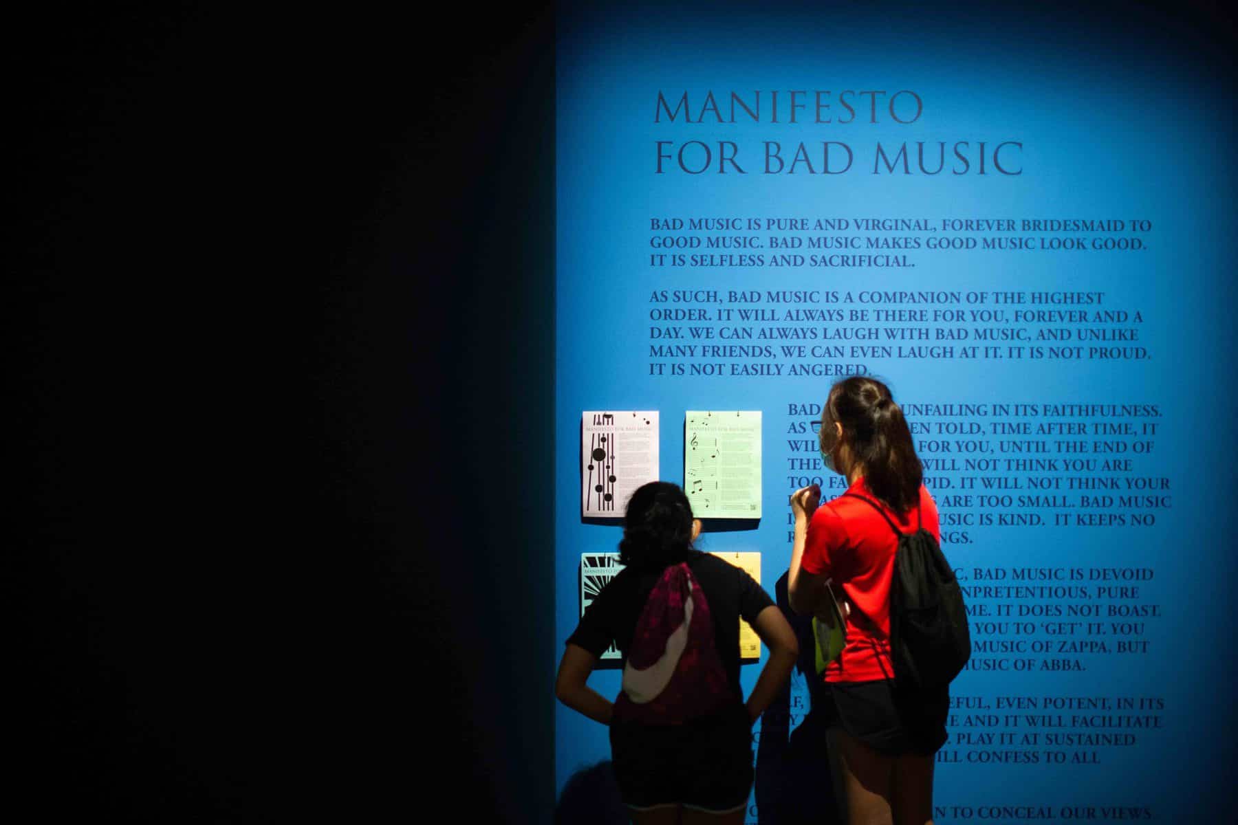 Manifesto for Bad Music at the National Museum. Photo by Marvin Tang.