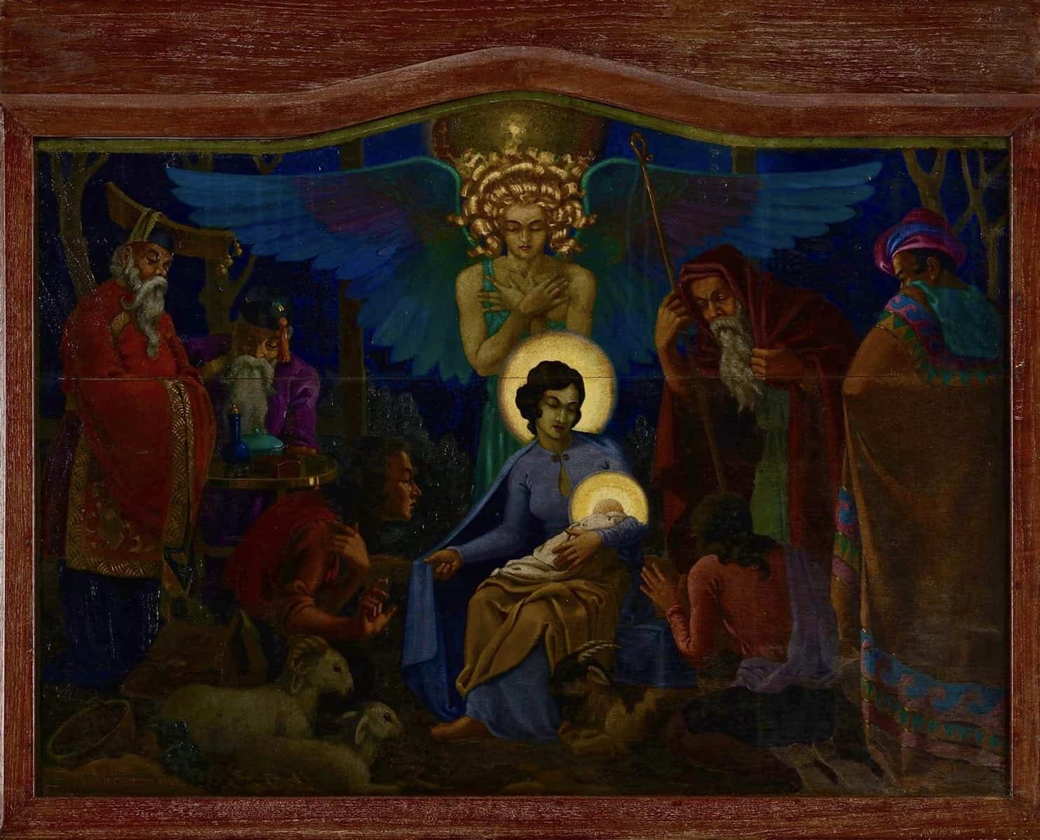 Richard Walker's Epiphany- Painted during his time in Changi Prison as a POW