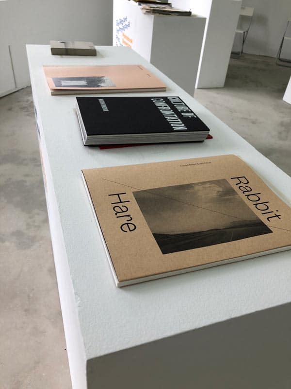 A selection of photobooks on display at 37 Emerald Hill.