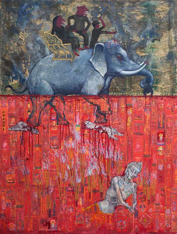 Leang Seckon, Elephant in the Pool of Blood (2013)