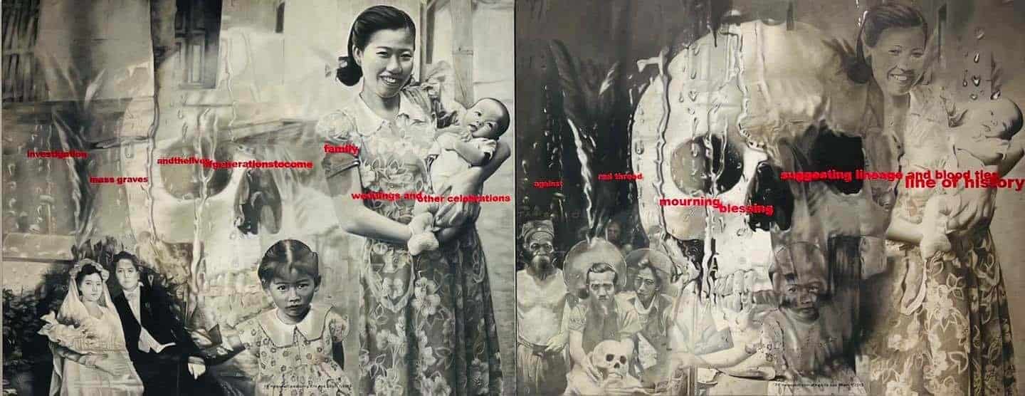 FX Harsono, Line of Memory/Celebrating Life and Death, 2010.
