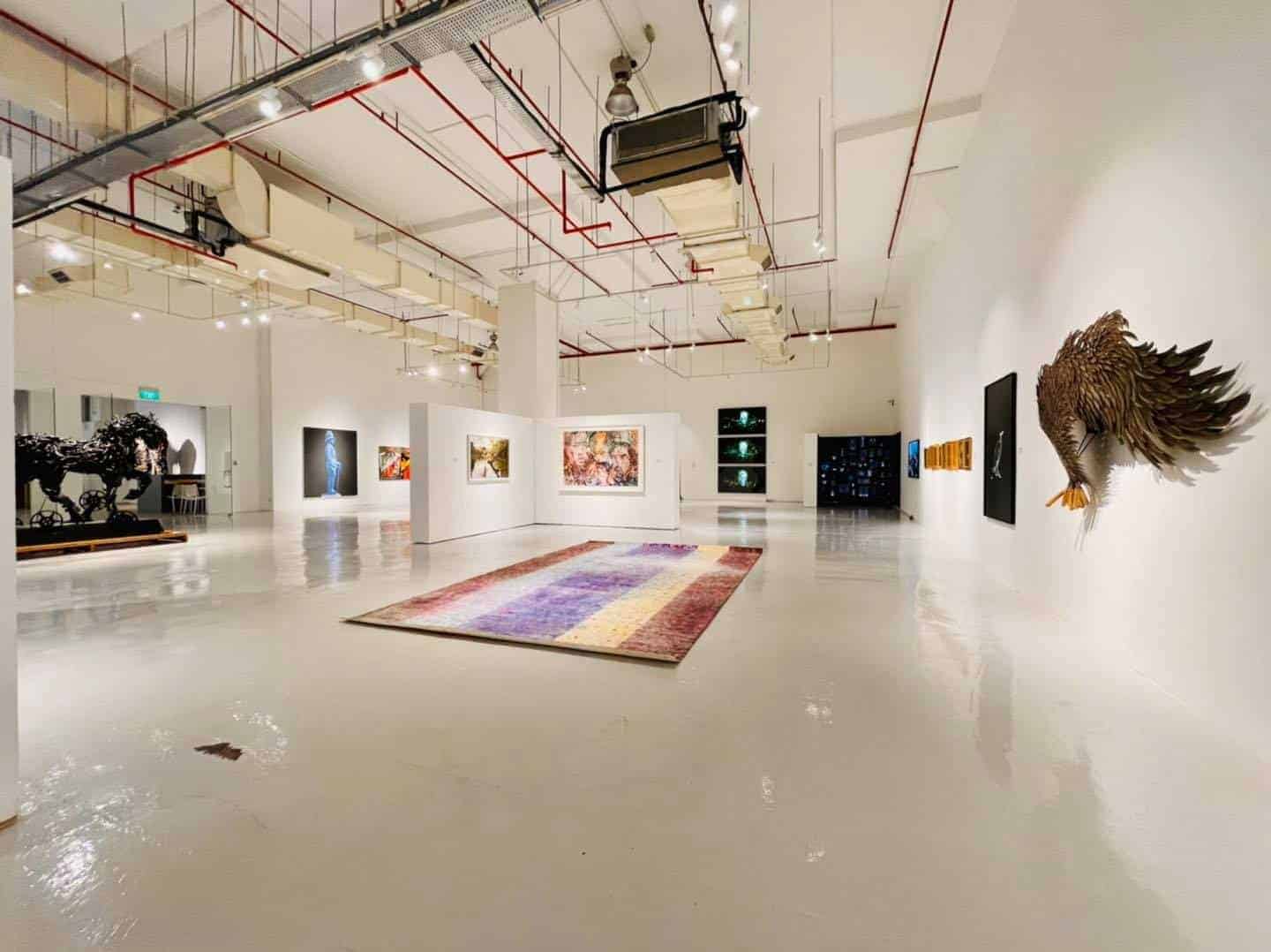 Installation view of "As We Were" at Artspace@helutrans