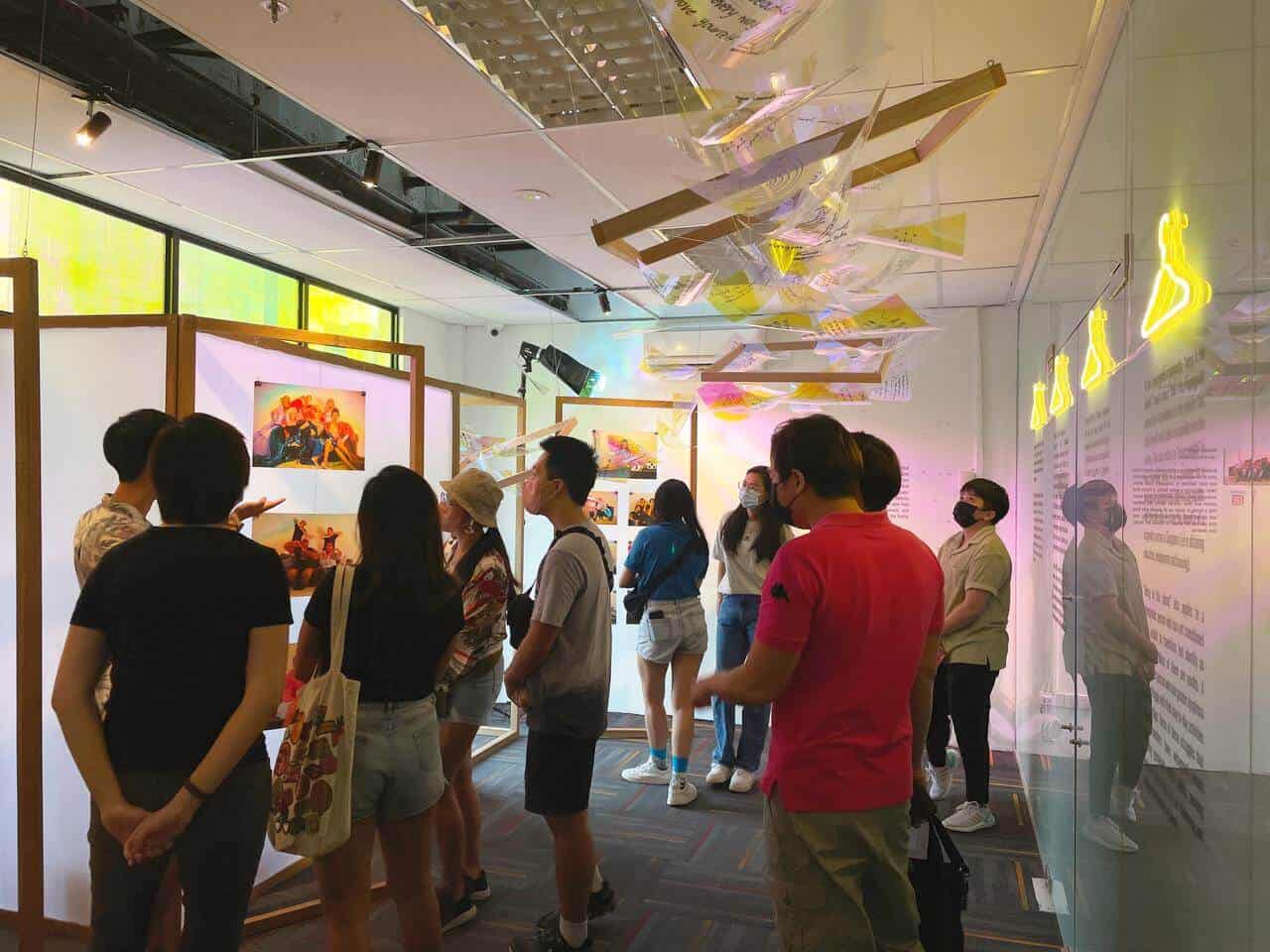 Exhibition view of the inaugural Rainbow Families exhibition in 2022. Image Credit: Rainbow Families Campaign.