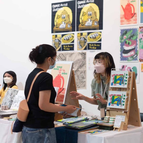 An exhibitor booth at SGABF 2022. Image credit: Singapore Art Book Fair.