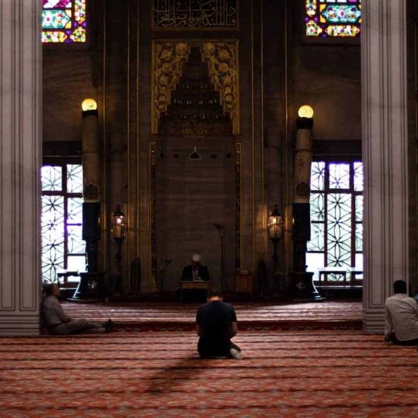 3. Interior of a mosque